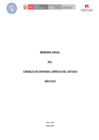 Vista preliminar de documento Memoria Anual 2015 del Consejo de Defensa Jurídica del Estado