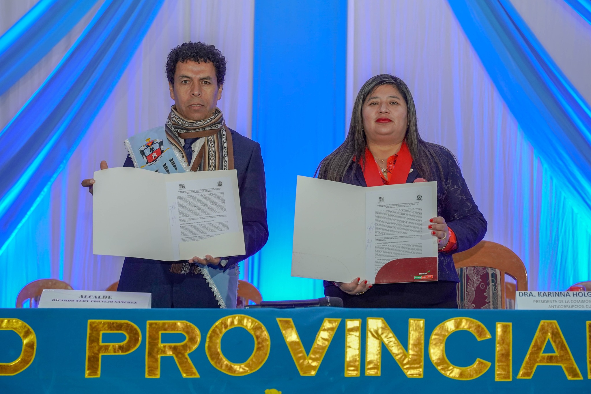 Corte de Cusco y Municipalidad Provincial de Canchis suscriben importante Convenio de Cooperación Interinstitucional