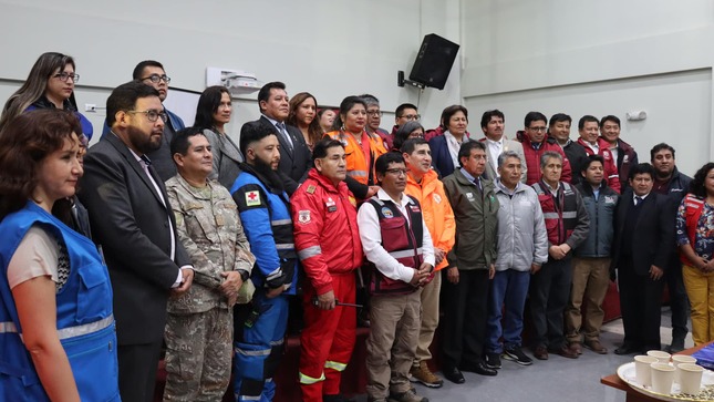 Presidenta de la Corte de Cusco participó en la ejecución y evaluación de daños del III Simulacro Nacional Nocturno Multipeligro 2023