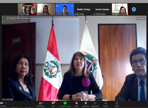 Ministerio de Relaciones Exteriores organizó webinar sobre oportunidades en Suecia para la exportación de productos del sector alimentos