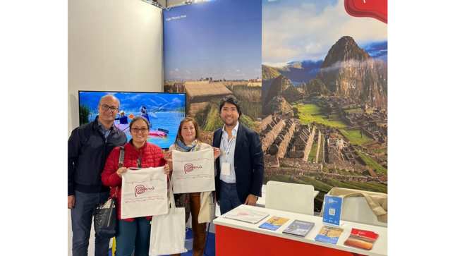 La Embajada del Perú en Italia promociona el turismo hacia nuestros sitios arqueológicos en feria mediterránea