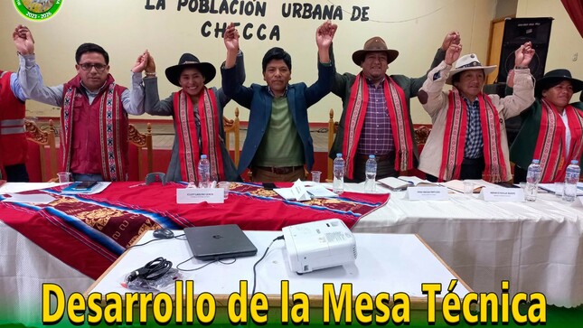 Desarrollo de la Mesa Técnica