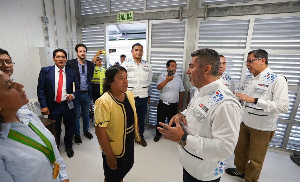 Escuelas Bicentenario entregó escuela temporal para la IE Fernando Carbajal en Padre Abad