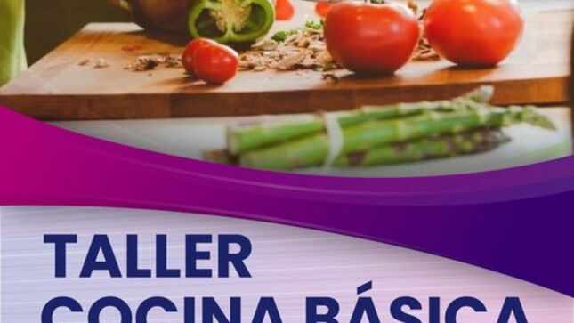 📌Inscríbete de manera presencial y gratuita en nuestro 𝘁𝗮𝗹𝗹𝗲𝗿 𝗱𝗲 𝗖𝗼𝗰𝗶𝗻𝗮 𝗕á𝘀𝗶𝗰𝗮.
📍Jr. Chanchamayo N°1020 