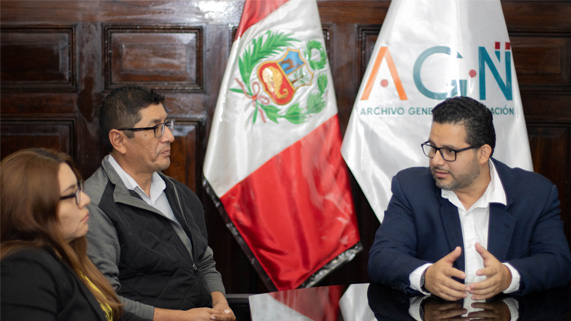 Ricardo Moreau Heredia, recibió la visita del Decano del Colegio de Historiadores de la Departamental de Lima, Freddy Campos Naupari