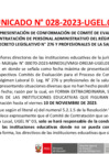 Vista preliminar de documento COMUNICADO N° 028-2023-UGEL.03-ARH-