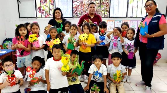 Más de mil escolares del Alto Piura se sumaron en la lucha contra el dengue