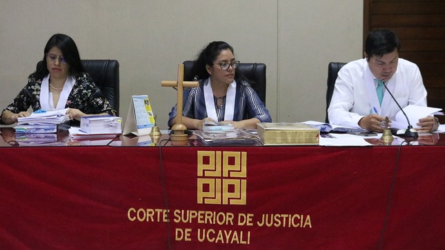 Juzgado Penal Colegiado Permanente  en audiencia 