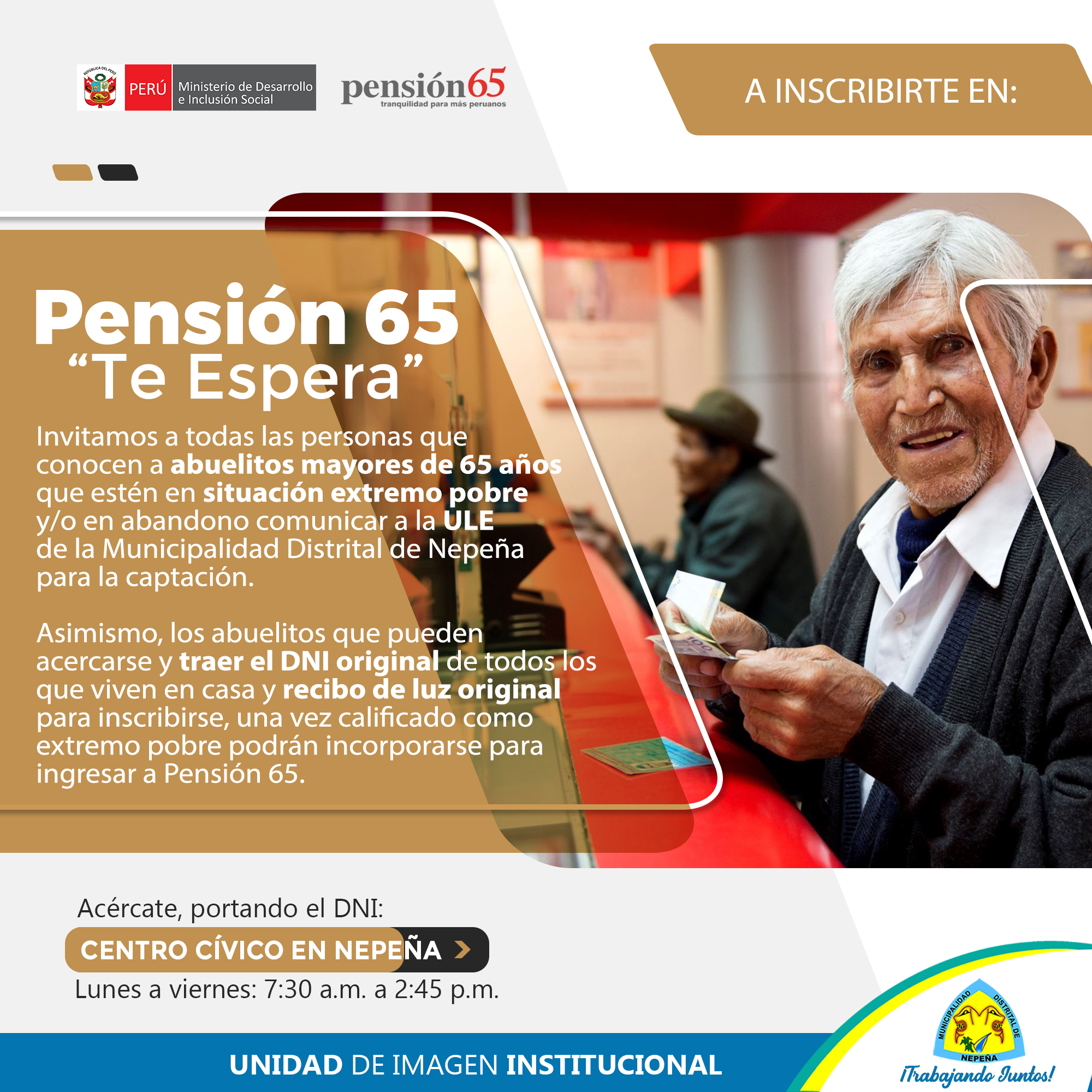 Campaña Pensión 65 "Te Espera"