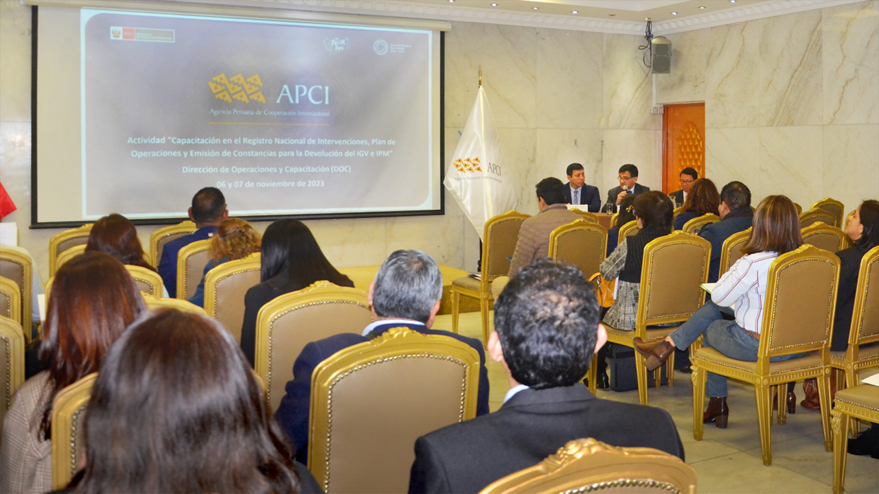 APCI realizó capacitaciones orientadas a reforzar trámites que efectúan las entidades ante esta Agencia