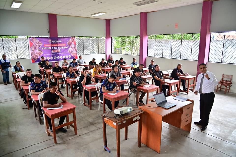 Municipalidad de Maynas inauguró curso “Escuela de Serenos”