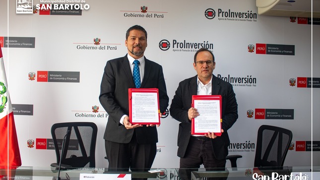 Municipalidad de San Bartolo impulsará Proyectos en Activos con soporte técnico de #PROINVERSION 