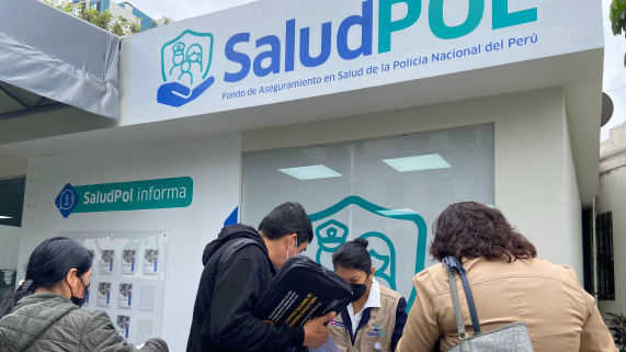 Atención en módulo de Saludpol