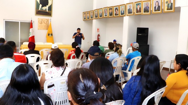Municipalidad Provincial promovió el desarrollo de taller de capacitación de PROCOMPITE