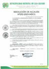 Vista preliminar de documento Resolución de Alcaldía 292-2023