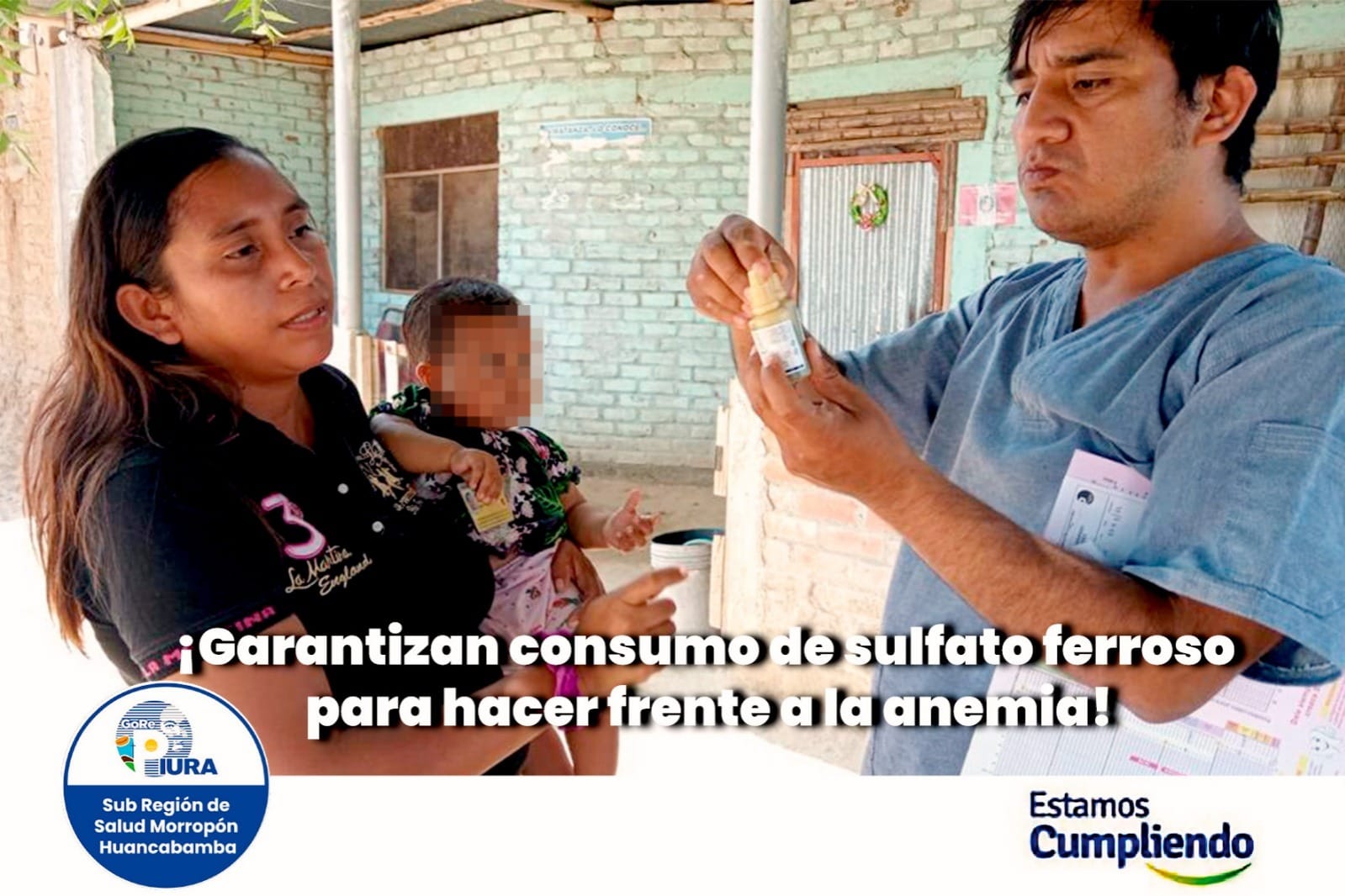 Garantizan consumo de sulfato ferroso para hacer frente a la anemia