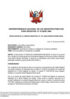 Vista preliminar de documento Resolución de la Unidad Registral N.º 418-2023-SUNARP-ZRIX-UREG
