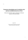 Vista preliminar de documento Documento: Propuesta Metodológica del MIDIS