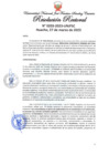Vista preliminar de documento Resolución Rectoral