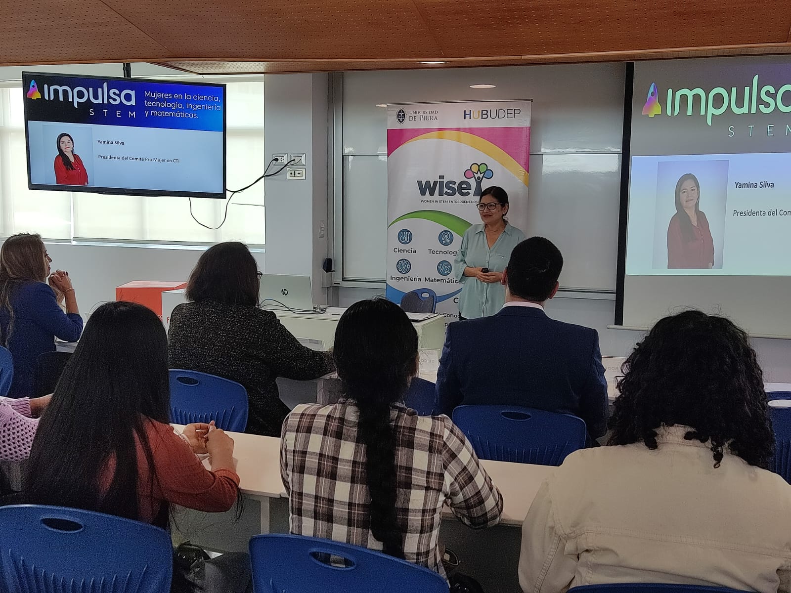 Dra. Yamina Silva  participó en el programa “Impulsa STEM 2023"