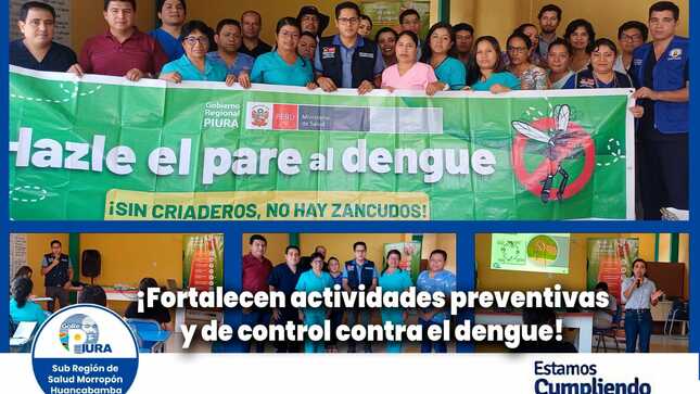 Fortalecen actividades preventivas y de control contra el dengue 