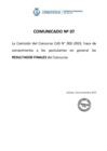 Vista preliminar de documento COMUNICADO 07-CAS 002-2023-COMUNITARIO-RESULTADO FINAL