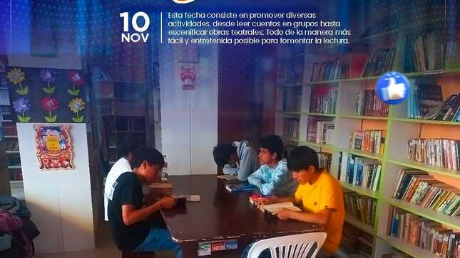 DÍA NACIONAL DE LA BIBLIOTECA ESCOLAR #10deNoviembre