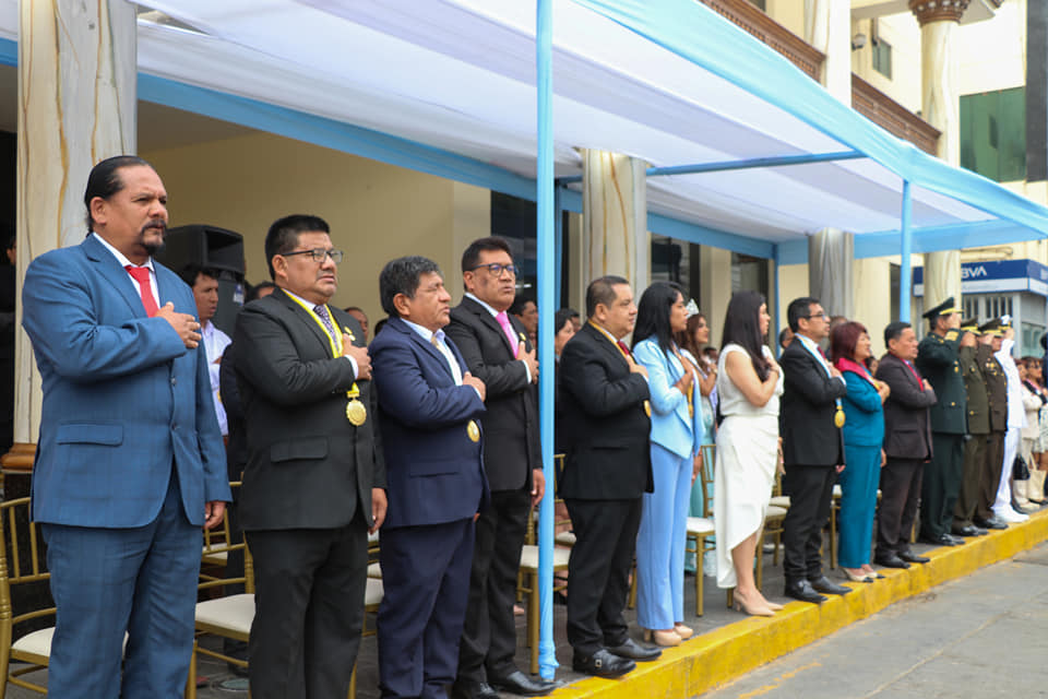 ALCALDE JUAN REAÑO ANTÚNEZ FUE PARTÍCIPE DE ACTOS PROTOCOLARES POR EL 149° ANIVERSARIO DE HUACHO