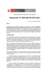 Vista preliminar de documento Resolución Directoral 006-2023-IPD/DNCTD Federación Deportiva Nacional Peruana de Fútbol: Acreditación Institucional.