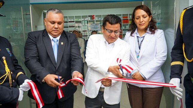 Foto 1 de Diris Lima Centro y Municipalidad de Jesús María inauguran FarmaMinsa