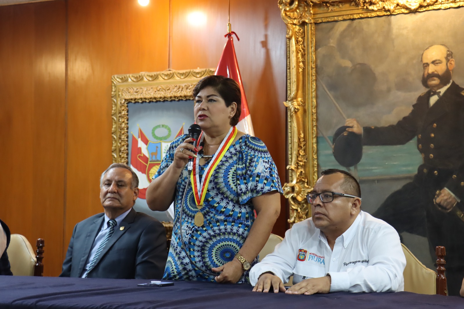Regidora Linda Valdiviezo participó en la capacitación a FF. AA. y PNP