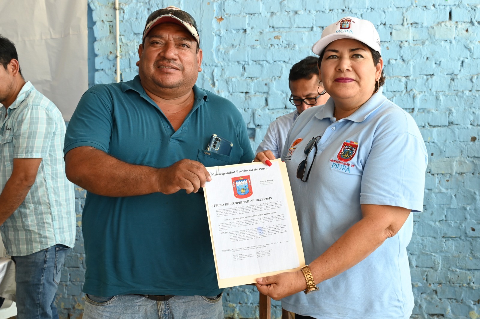 MPP entregó títulos de propiedad en Tambogrande