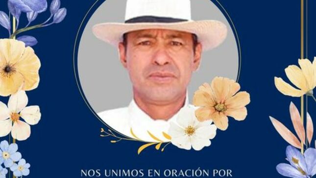 Homenaje a  presidente de la Comunidad Campesina de Miramar