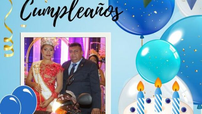 Hoy celebramos el onomástico de la Señorita Eveling Jhosely Chira Cruz, nuestra querida Miss Vichayal 2023 
