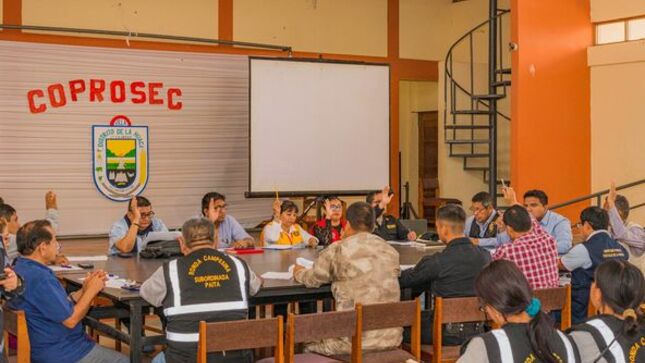 Importante Validación del Plan de Acción Provincial de Seguridad por COPROSEC Paita
