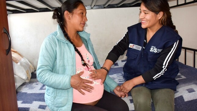 Ayacucho: más de 1000 gestantes alojadas en casas maternas han recibido alimentación y atención médica financiada por el SIS
