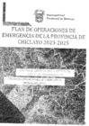 Vista preliminar de documento Plan de Operaciones de Emergencia de la Provincia de Chiclayo 2023-2025