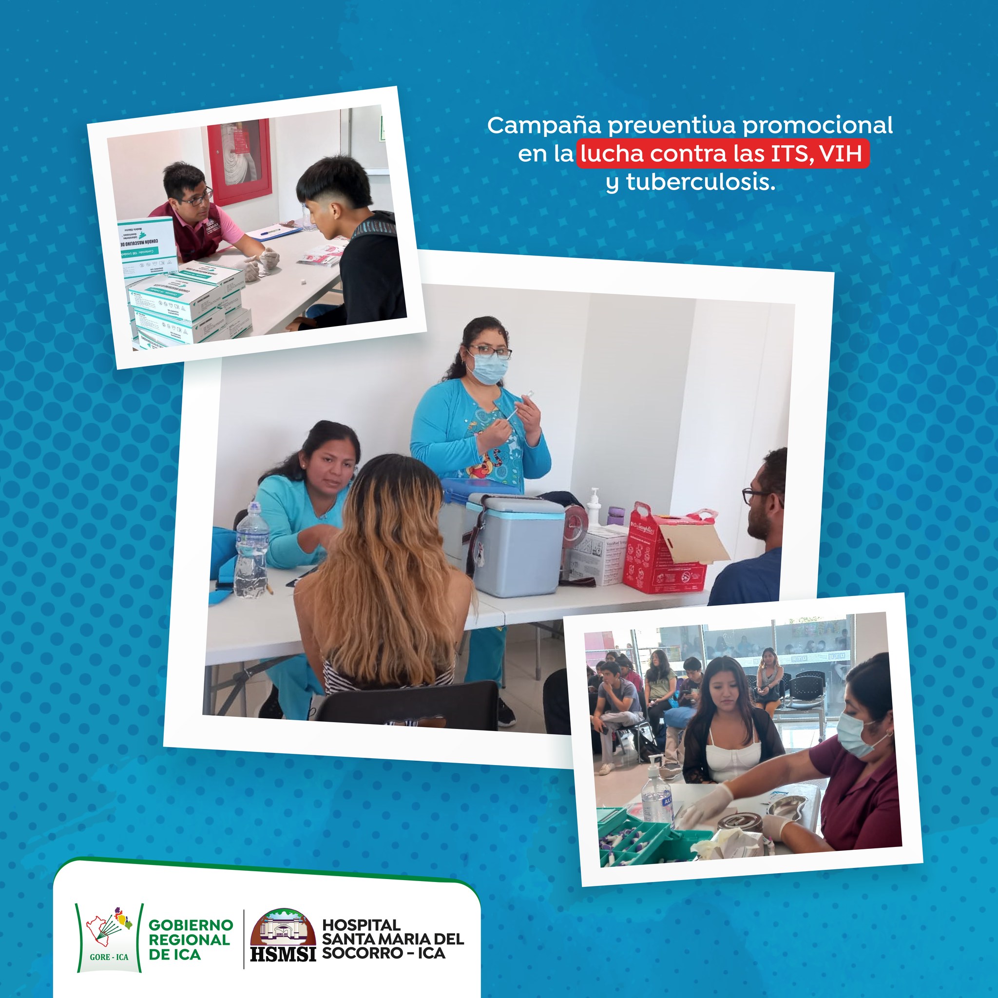 campaña médica Preventiva Promocional realizada en las instalaciones de la universidad Tecnología del Perú,