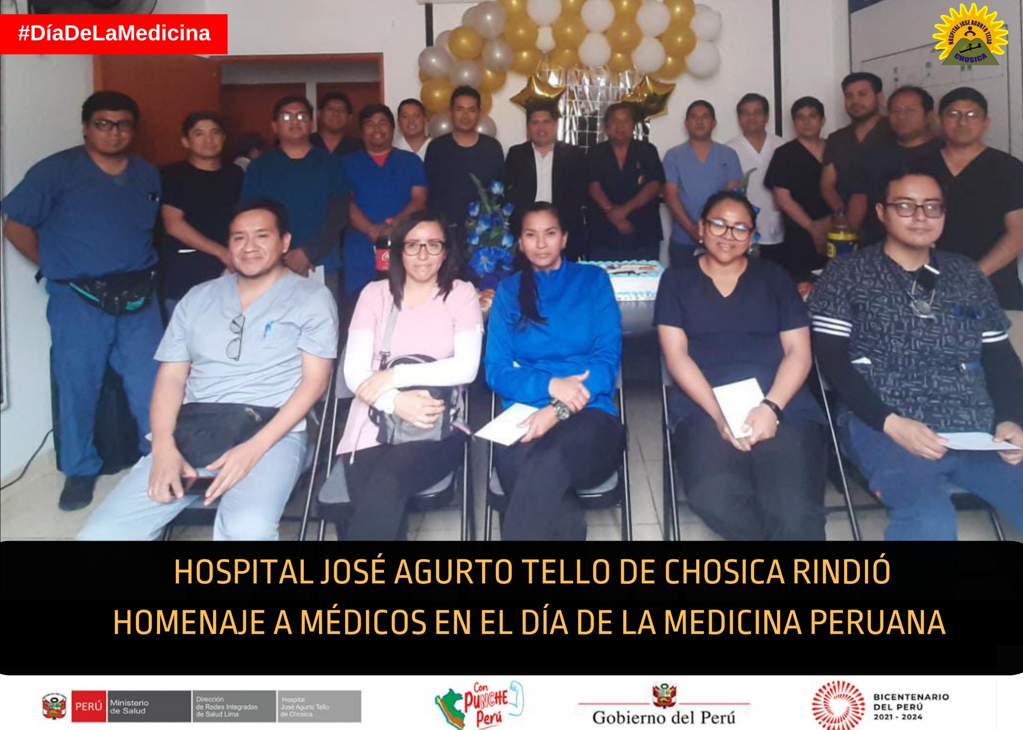 Celebración dia de la Mediina Peruana