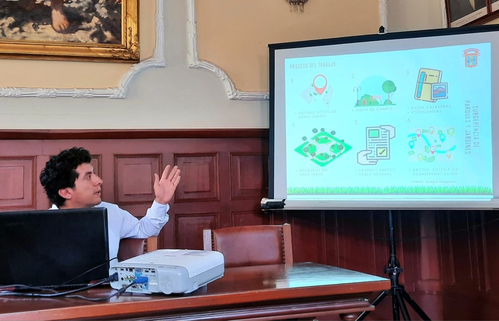 Avanza elaboración de catastro de parques y jardines de la ciudad de Chiclayo