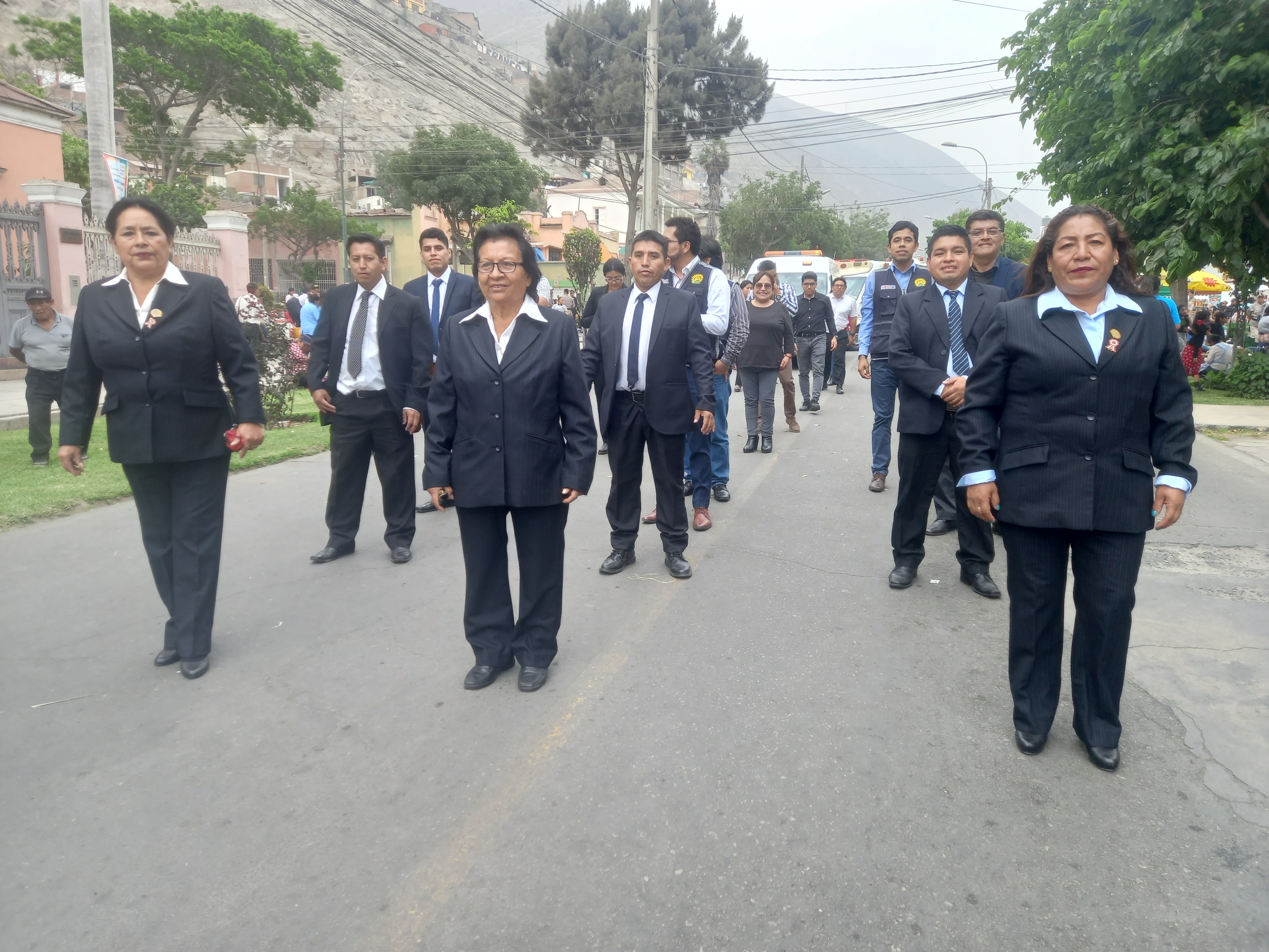 Desfile cívico escolar