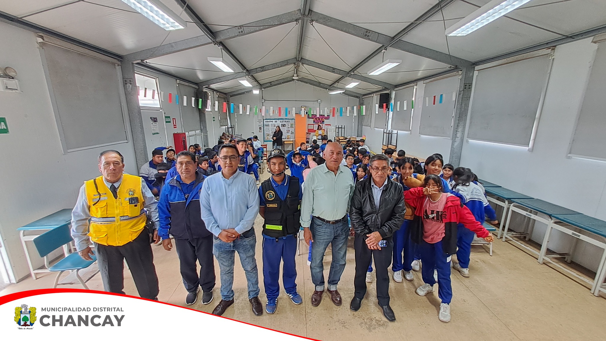 La charla dirigida por el abogado Christian Mendizábal, marca un compromiso de la Municipalidad de Chancay con la seguridad y educación de los estudiantes.