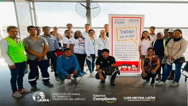 DRTPE Piura ofreció Charla sobre Acoso Sexual en el Ámbito Laboral a la empresa Proagro Piura
