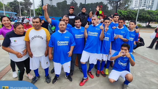 🙌 Nuestros niños y jóvenes de la Oficina Municipal de Atención a las Personas con Discapacidad de Jesús María pudieron disfrutar una mañana deportiva espectacular. 🤩
Agradecemos a todos por su participación y gran espíritu deportivo. 👏🏻 