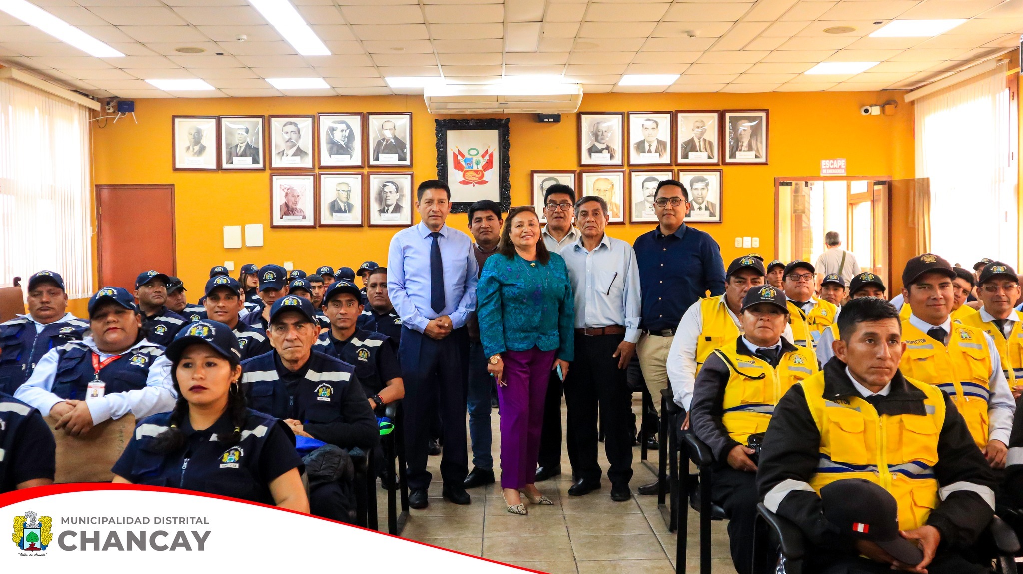 La Gerencia de Seguridad Ciudadana de la Municipalidad Distrital de Chancay llevó a cabo una capacitación sobre el buen trato al público dirigida a todo el personal de Fiscalización e Inspectores.