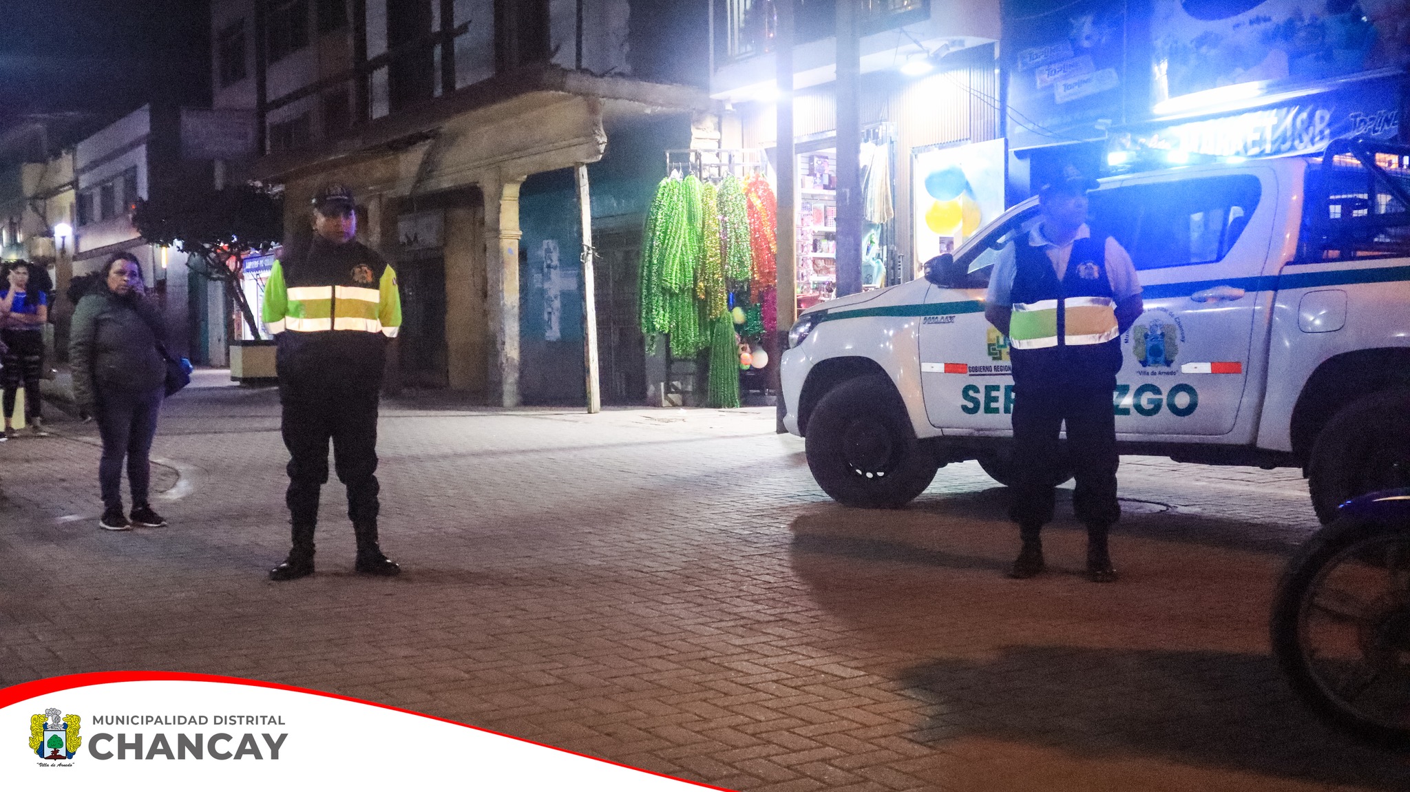 La Gerencia de Seguridad Ciudadana de Chancay reafirma su compromiso con la protección y bienestar de la comunidad, a través de las incansables acciones del personal de Serenazgo.