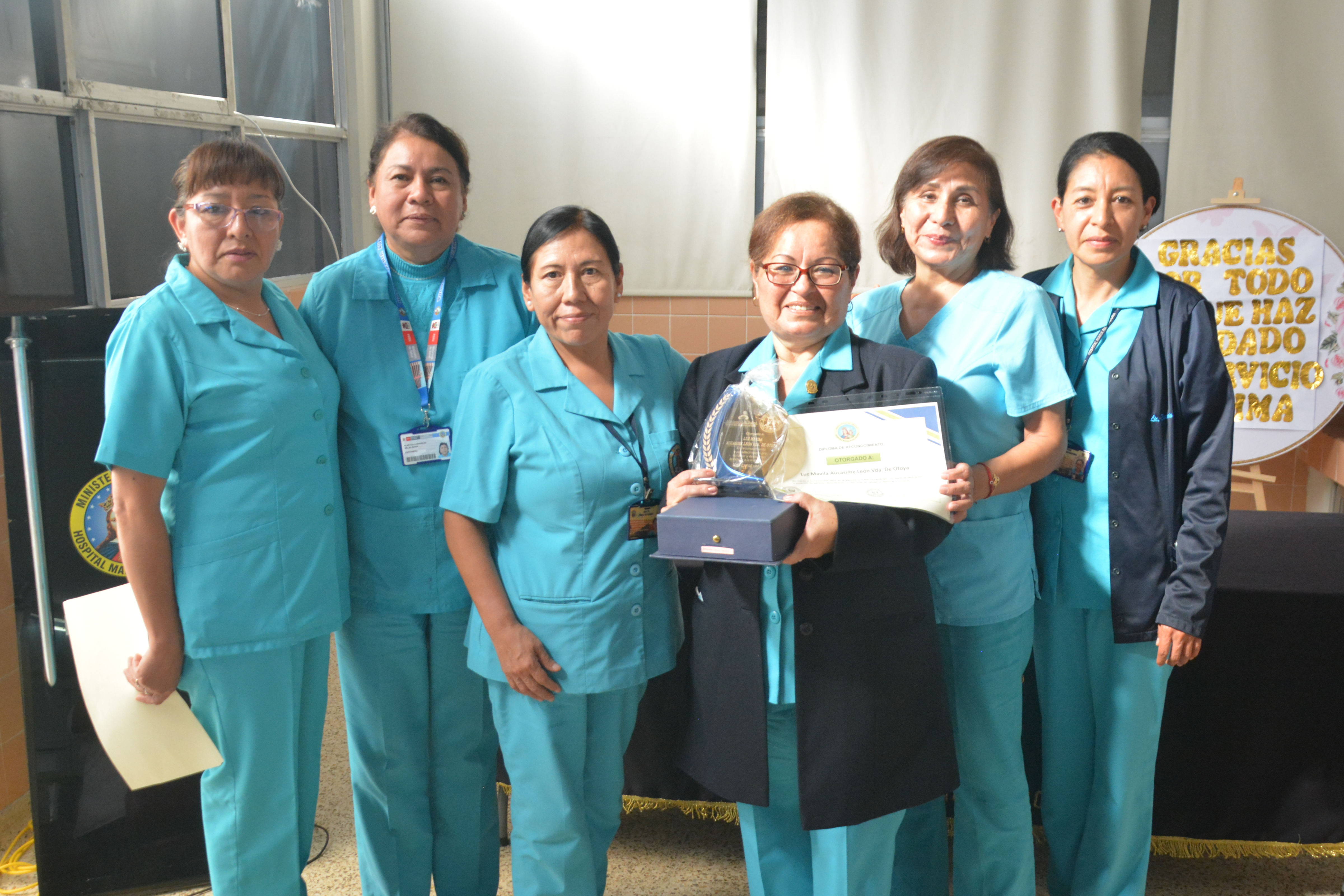 Reconocimiento: LIC. ENF. LUZ MAVILA AUCASIME LEÓN Y TEC. ENF. EUGENIA AQUIJE MOSCAIZA