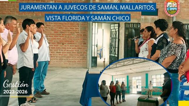 Juramentan A Juvecos De Samán, Mallaritos, Vista Florida Y Samán Chico.