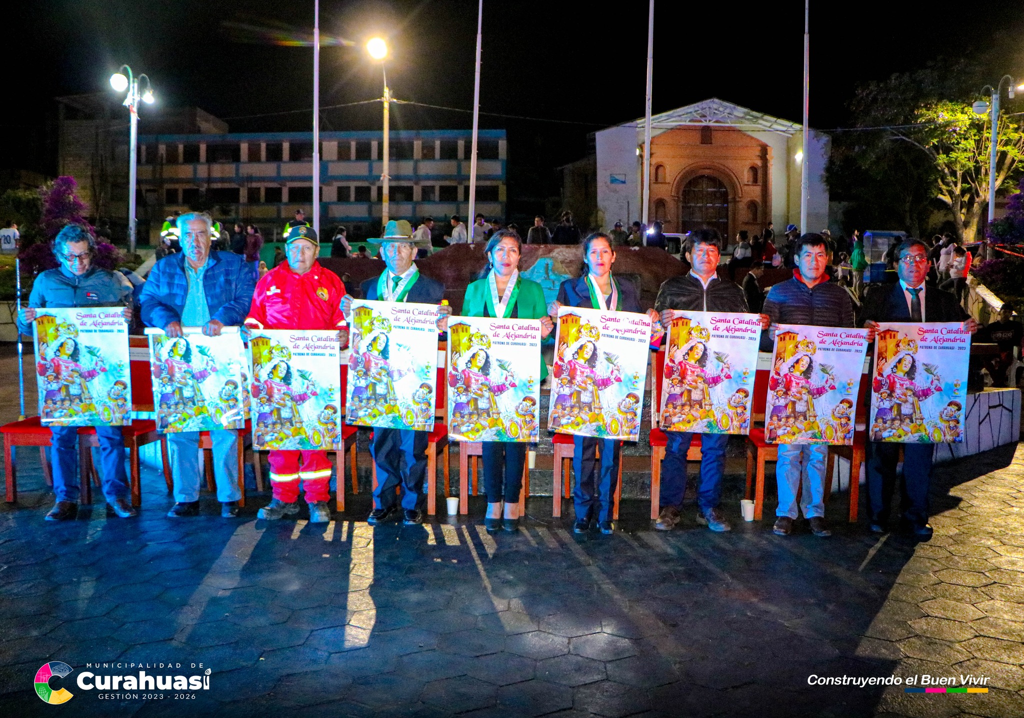 Impresionante lanzamiento de la festividad Santa Catalina de Alejandria