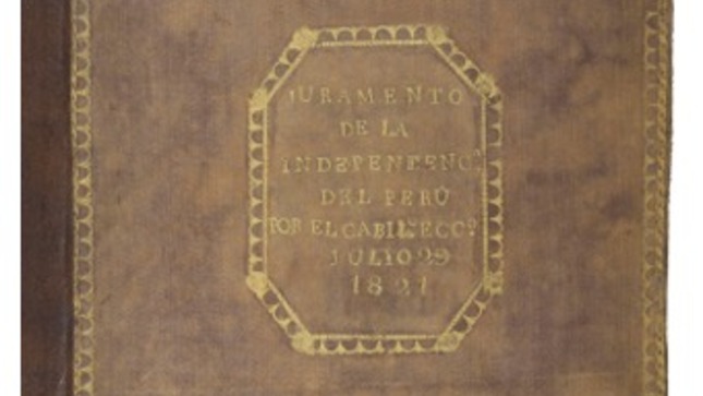 Ministerio de Cultura declaró Patrimonio Cultural a seis manuscritos relacionados con la Juramentación de la Independencia del Perú